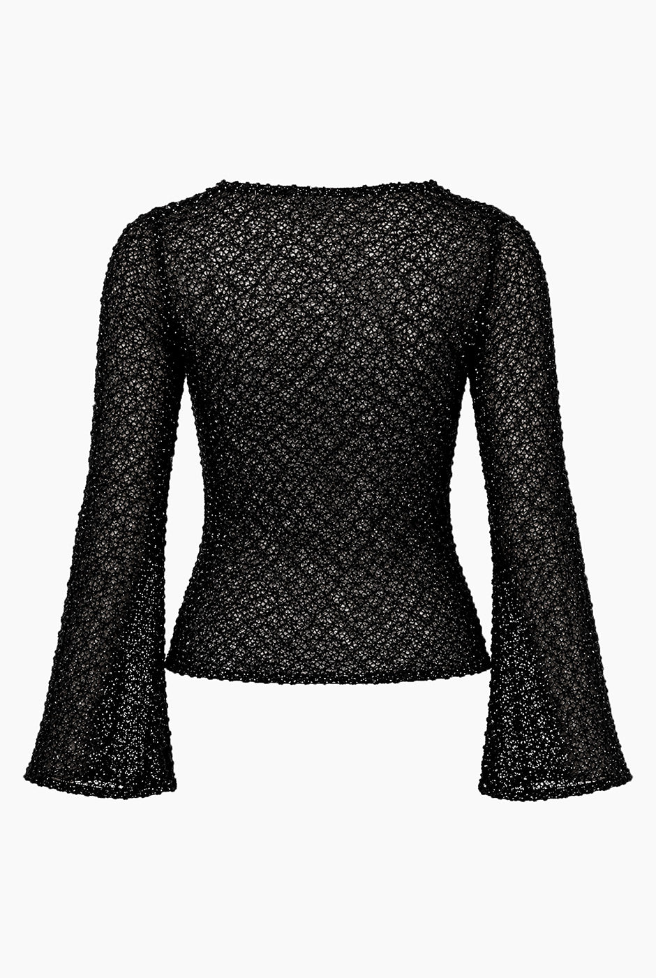 Blusa Ivonne manga larga acampanada