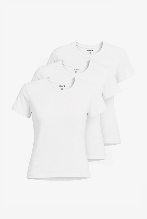 Set 3 playeras Ivonne manga corta