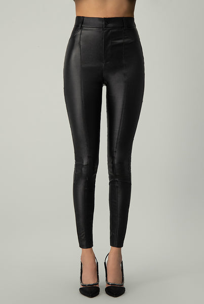 Pantalon Solid Coated Negro